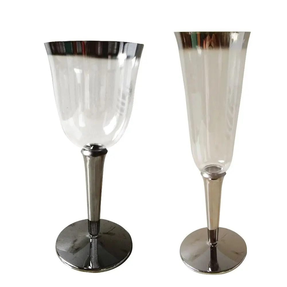 6PCS Disposable Plastic Goblet Red Wine Glass Champagne Glass Cocktail Glass Party Drink Cup Ice Cream Cup Home Restaurant Use
6PCS Disposable Plastic Goblet Red Wine Glass Champagne Glass Cocktail Glass Party Drink Cup Ice Cream Cup Home Restaurant Use