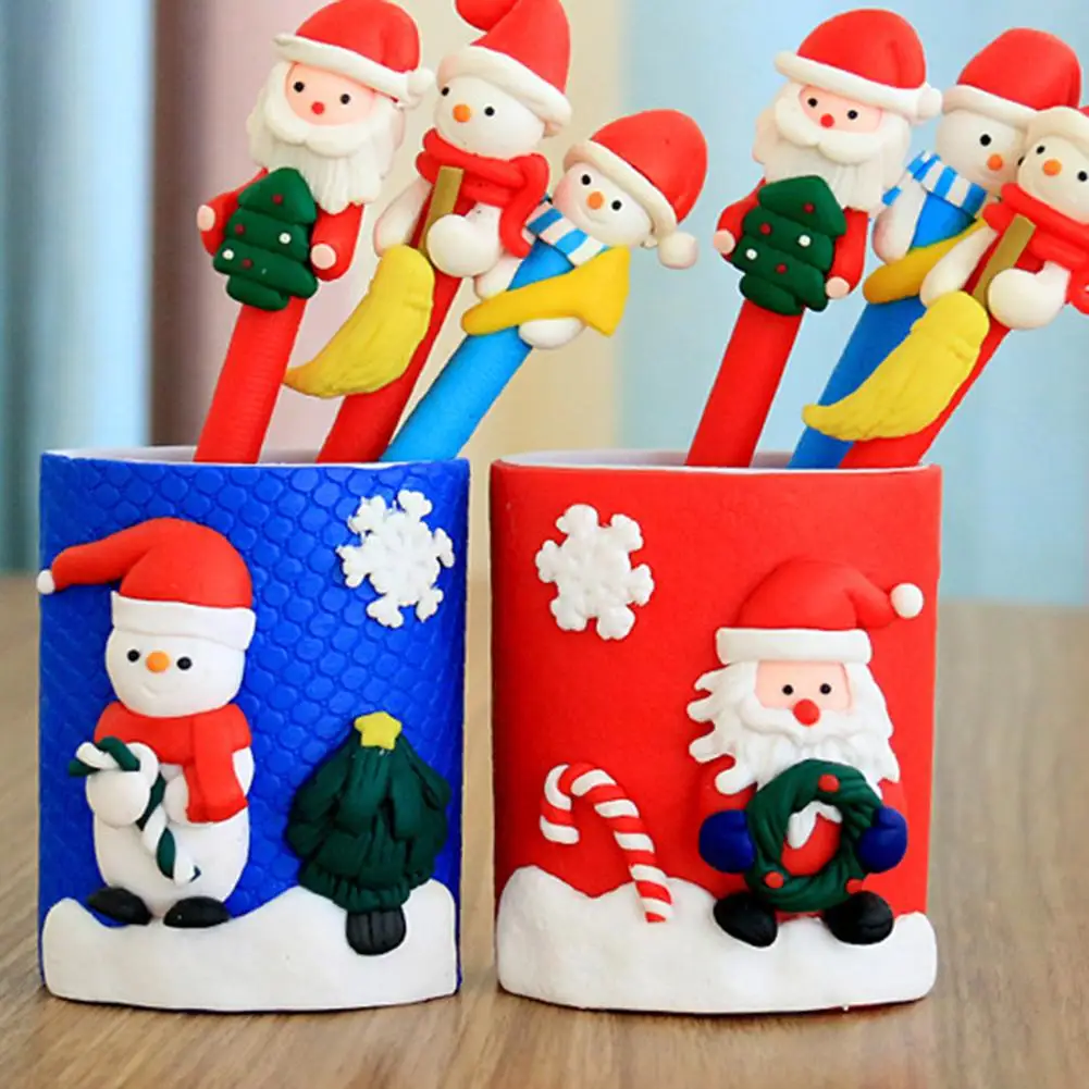 Cartoon Christmas Ornament Pen Holder Pen Vase Pencil Container Party Xmas Table Desk Student Gift Decor Office School Supplies
Cartoon Christmas Ornament Pen Holder Pen Vase Pencil Container Party Xmas Table Desk Student Gift Decor Office School Supplies