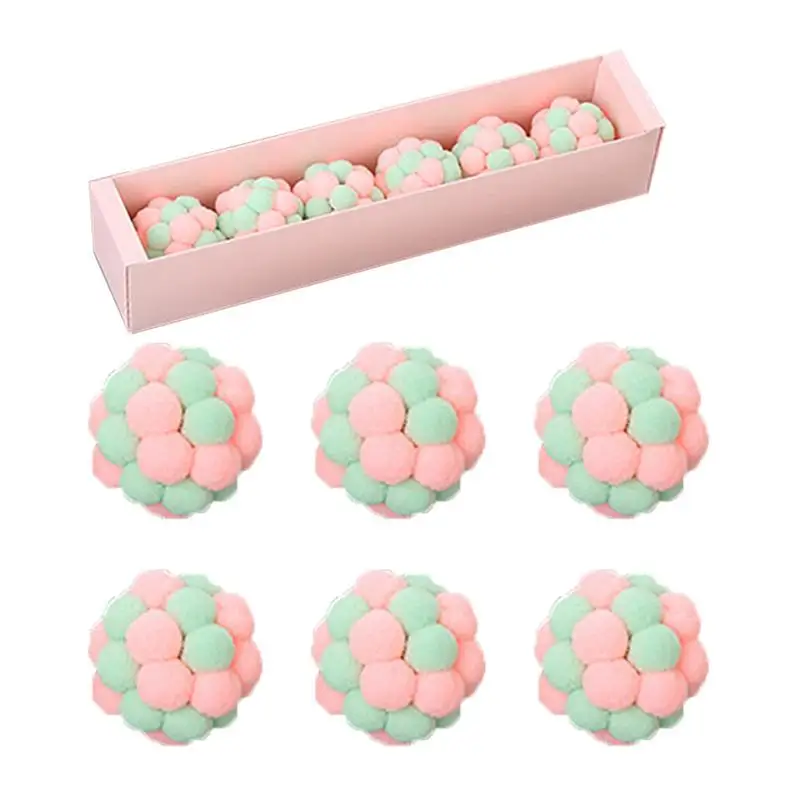 Cat Toy Ball Cute Color Handmade Plush Elastic Bell Ball Delicate Touch Exquisite Gift Box Packaging Plush Dolls Cat Toy
Cat Toy Ball Cute Color Handmade Plush Elastic Bell Ball Delicate Touch Exquisite Gift Box Packaging Plush Dolls Cat Toy