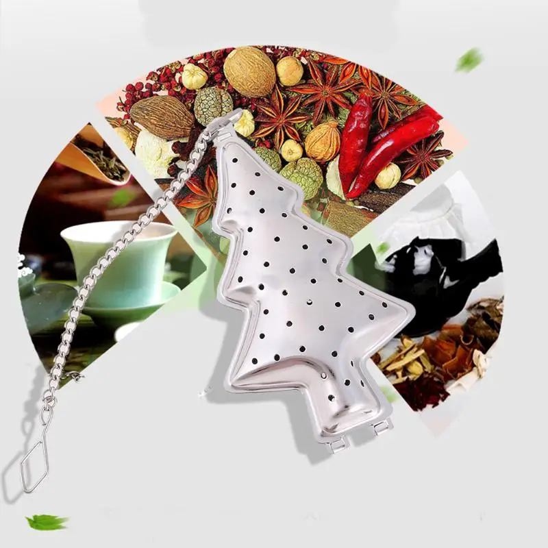 Tea Infuser Christmas Tree Stainless Steel Tea Strainer Multifunctional Loose Leaf Tea Coffee Filter Kitchen Tool
Tea Infuser Christmas Tree Stainless Steel Tea Strainer Multifunctional Loose Leaf Tea Coffee Filter Kitchen Tool