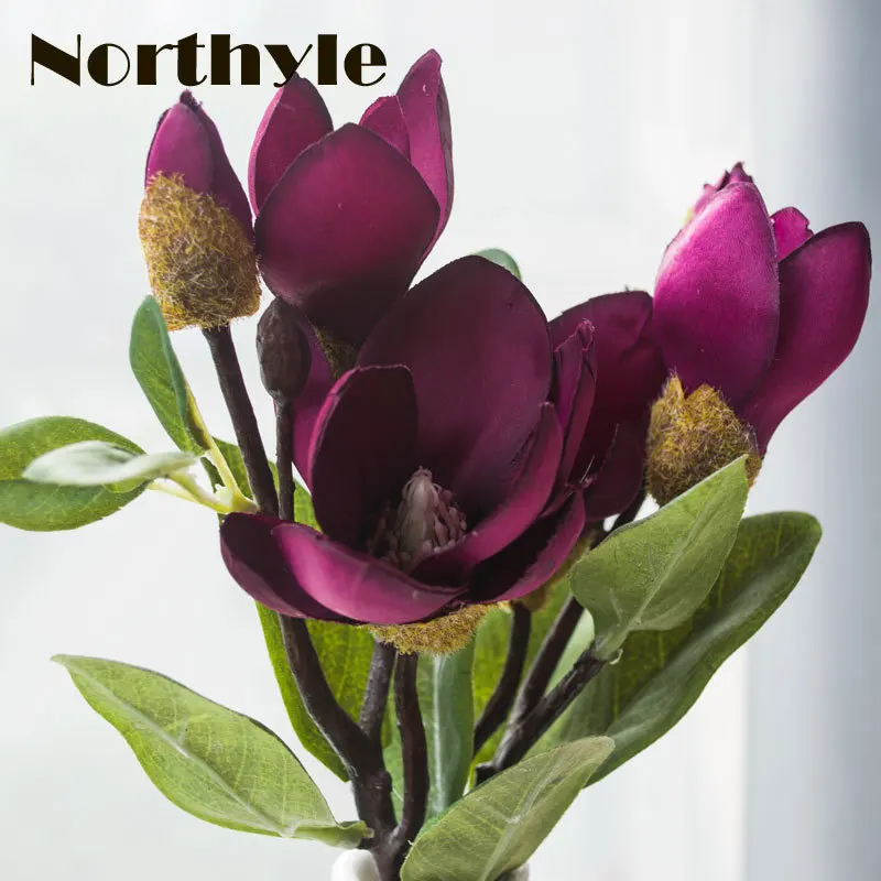 Original DH dream house FS125831 artificial Magnolia flowers home decoration accessories wedding fake flower decoration bouquet
Original DH dream house FS125831 artificial Magnolia flowers home decoration accessories wedding fake flower decoration bouquet