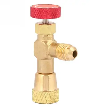 1/4''-5/16'' Brass Flow Control Valve for Refrigerant Charging Hose R410A Durability
1/4''-5/16'' Brass Flow Control Valve for Refrigerant Charging Hose R410A Durability