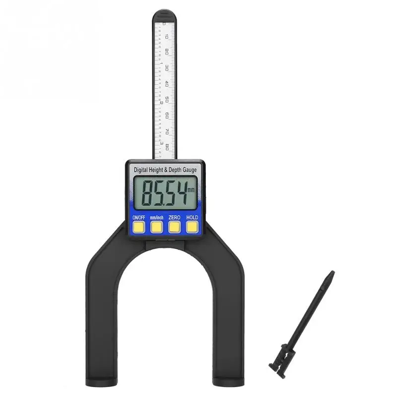 Digital Accuracy Height Aperture Depth Gauge Ruler w/ Magnetic Feet Base Depth 0-80mm Height Gauge carpenter tools ferramentas
Digital Accuracy Height Aperture Depth Gauge Ruler w/ Magnetic Feet Base Depth 0-80mm Height Gauge carpenter tools ferramentas