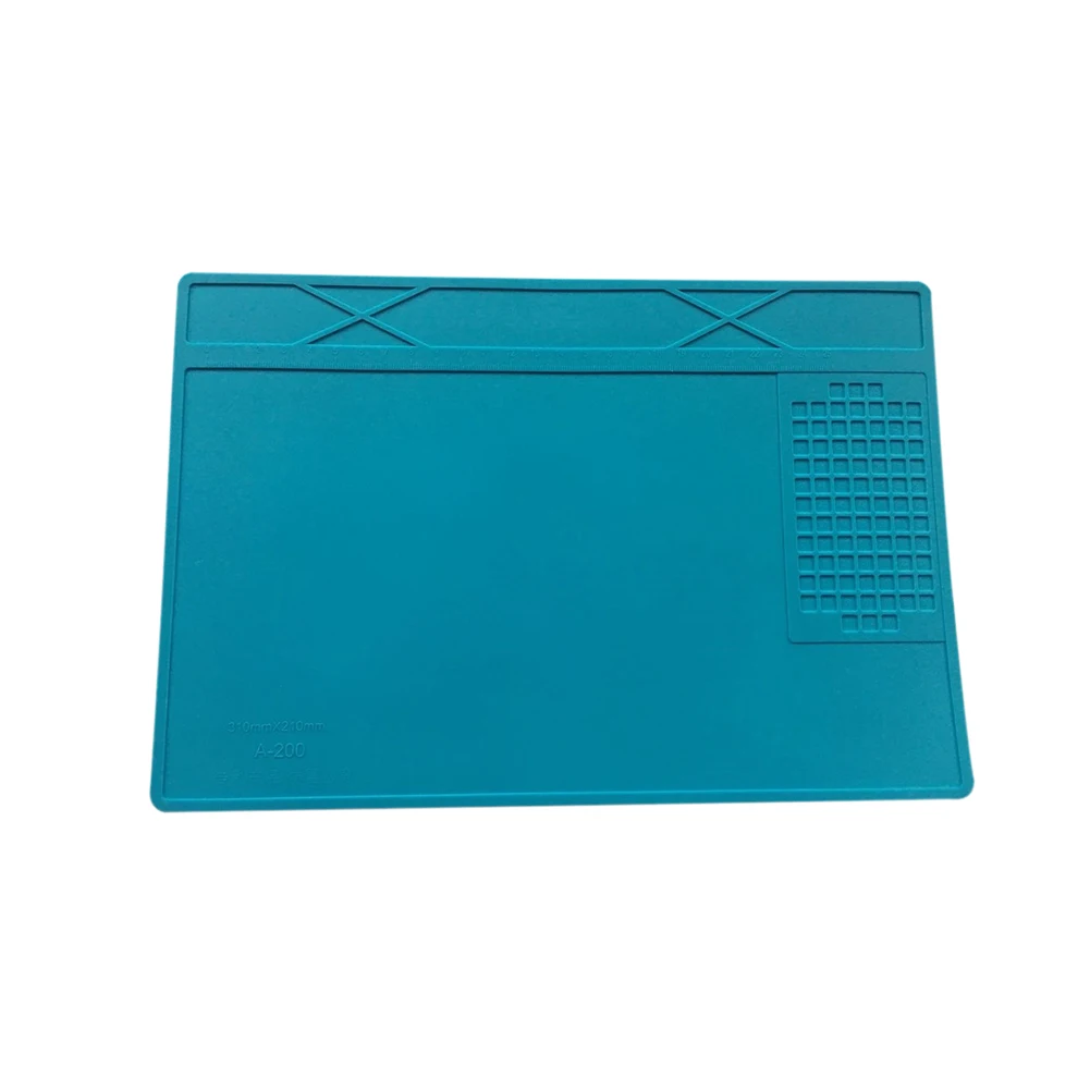 Heat-Resistant Bga Soldering Station Soldering Pad Silicone Heat Insulation Pad Repair Tools Maintenance Platform Desk Mat-Blu
Heat-Resistant Bga Soldering Station Soldering Pad Silicone Heat Insulation Pad Repair Tools Maintenance Platform Desk Mat-Blu