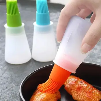 Silicone Oil Bottle With Brush Baking BBQ Basting Brush Pastry Oil Brush Kitchen Baking Honey Oil Barbecue Tools
Silicone Oil Bottle With Brush Baking BBQ Basting Brush Pastry Oil Brush Kitchen Baking Honey Oil Barbecue Tools