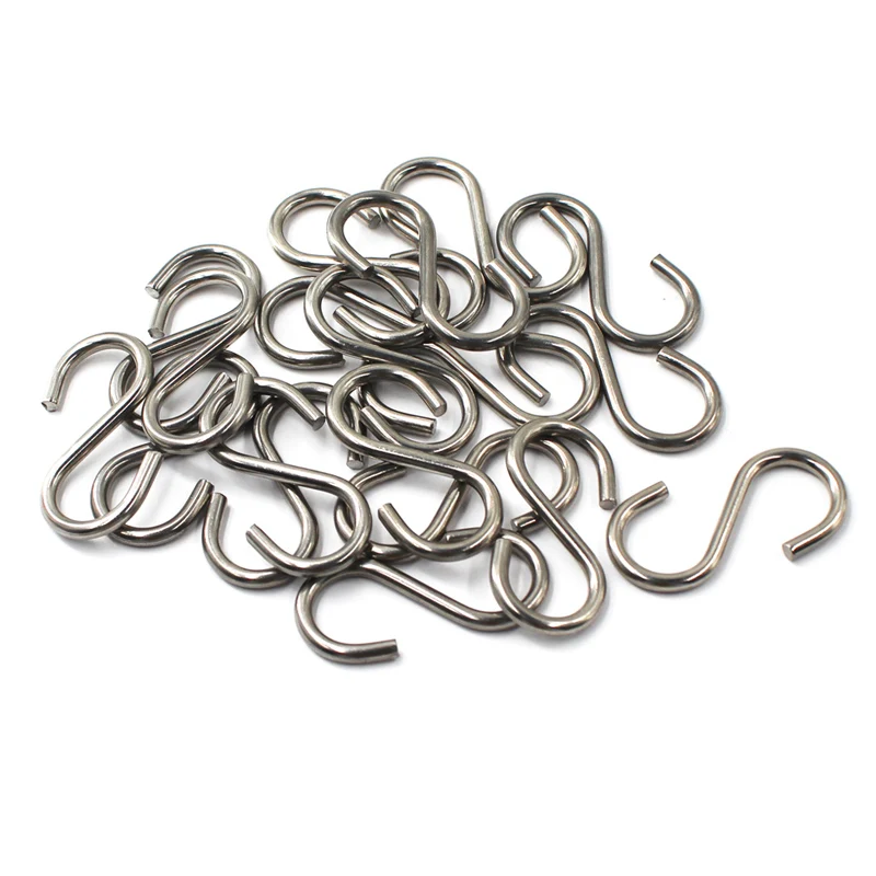 304 Stainless Steel S Hook Metal Hanging Hook Polished S Shape Hook For Kitchen, Bedroom and Office
304 Stainless Steel S Hook Metal Hanging Hook Polished S Shape Hook For Kitchen, Bedroom and Office