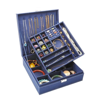 Two-Layer Flannel Jewelry Storage Boxes Travel Organizer Display Wood Makeup Lipstick Storage Case with Lock Square Jewelry Box
Two-Layer Flannel Jewelry Storage Boxes Travel Organizer Display Wood Makeup Lipstick Storage Case with Lock Square Jewelry Box