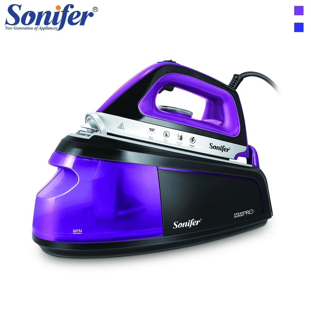 2400W colorful electric iron external water tank 220V hand-held steam iron ceramic non-stick bottom plate Sonifer
2400W colorful electric iron external water tank 220V hand-held steam iron ceramic non-stick bottom plate Sonifer