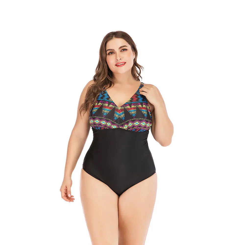 2019 New Arrival One Piece Swimsuit Women Swimwear Floral Monokini Retro Bodysuit Beach Wear Black Blue Bath Suit Plus Size 4XL
2019 New Arrival One Piece Swimsuit Women Swimwear Floral Monokini Retro Bodysuit Beach Wear Black Blue Bath Suit Plus Size 4XL