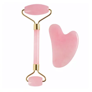2 Pcs Rose Quartz Roller Natural Jade Facial Roller Set for Face Anti Aging Anti Wrinkle( Rose Quartz + Heart-shaped Jade)
2 Pcs Rose Quartz Roller Natural Jade Facial Roller Set for Face Anti Aging Anti Wrinkle( Rose Quartz + Heart-shaped Jade)