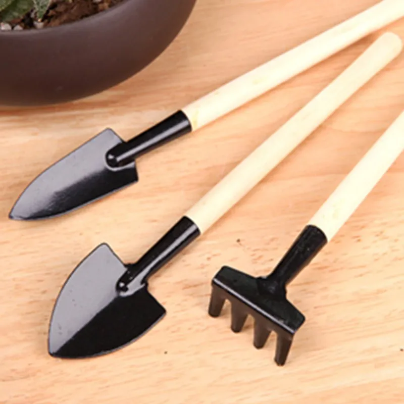 3pcs Practical Mini Spade Shovel Gardening Tools Children Harrow Shovel Rake Plant Maintenance Wooden Handle Garden Tool Set
3pcs Practical Mini Spade Shovel Gardening Tools Children Harrow Shovel Rake Plant Maintenance Wooden Handle Garden Tool Set