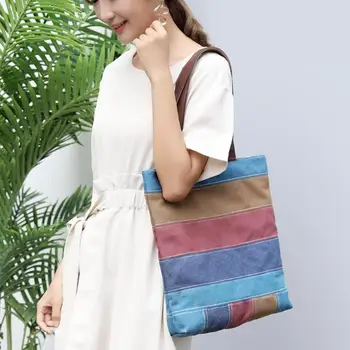 Fashion Colorful Vintage Women Girls Canvas Shoulder Handbags Shopping Casual Totes Bags for Women 2018
Fashion Colorful Vintage Women Girls Canvas Shoulder Handbags Shopping Casual Totes Bags for Women 2018