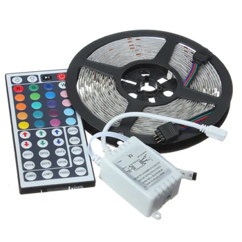 5M 300 LED Strip Light 5050SMD Flexible LED Light RGB RGBW 5050 LED Strip+44 Remote+Power Supply Not waterproof
5M 300 LED Strip Light 5050SMD Flexible LED Light RGB RGBW 5050 LED Strip+44 Remote+Power Supply Not waterproof