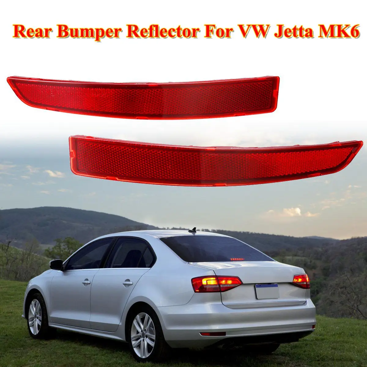 Rear Tail Bumper Corner Side Reflector Decorative False Light Lamp For VW for Jetta MK6 2015 2016 2017 Car Styling Replacement
Rear Tail Bumper Corner Side Reflector Decorative False Light Lamp For VW for Jetta MK6 2015 2016 2017 Car Styling Replacement