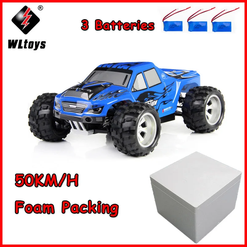 

Wltoys A979 50KM/H RC Car 1/18 2.4GHz 4WD Monster Rc Racing Car Remote Control Cars Radio-controlled Cars Machine ZLRC