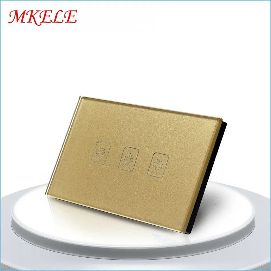 Free Shipping US Standard Touch Switch 3 Gang 2 Way Gold Touch Screen Wall Switch Wall Socket For Lamp China
Free Shipping US Standard Touch Switch 3 Gang 2 Way Gold Touch Screen Wall Switch Wall Socket For Lamp China