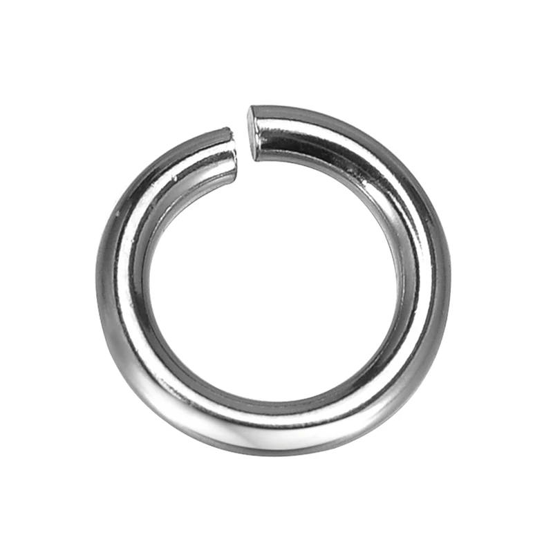 Lovely 200PCs Silver Tone Stainless Steel Open Jump Rings 9mm x 1.5mm (B18885)
Lovely 200PCs Silver Tone Stainless Steel Open Jump Rings 9mm x 1.5mm (B18885)