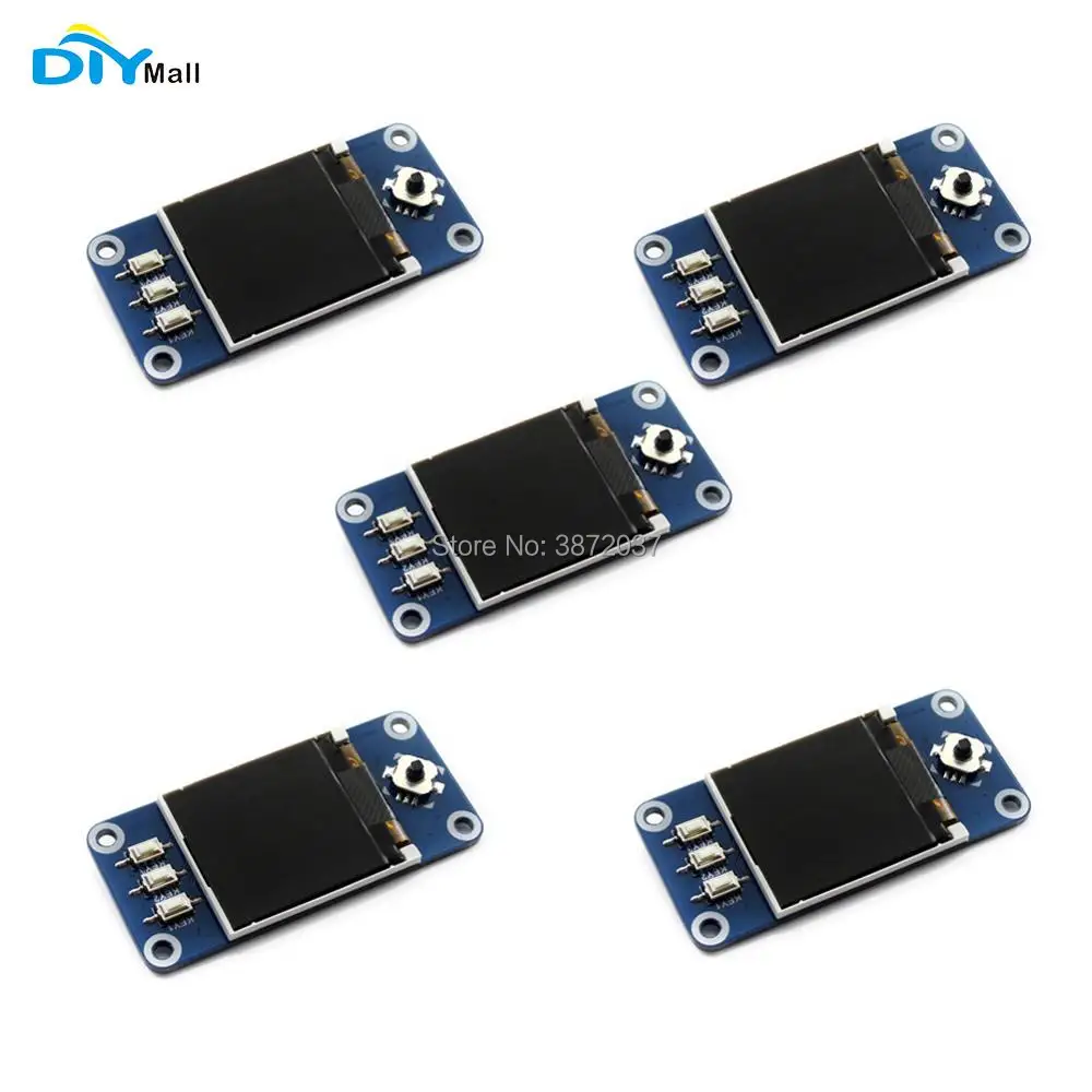 5pcs DIYmall for waveshare 1.44inch RGB LCD Display HAT for Raspberry Pi RPI 3.3V SPI ST7735S 65K 128x128
5pcs DIYmall for waveshare 1.44inch RGB LCD Display HAT for Raspberry Pi RPI 3.3V SPI ST7735S 65K 128x128