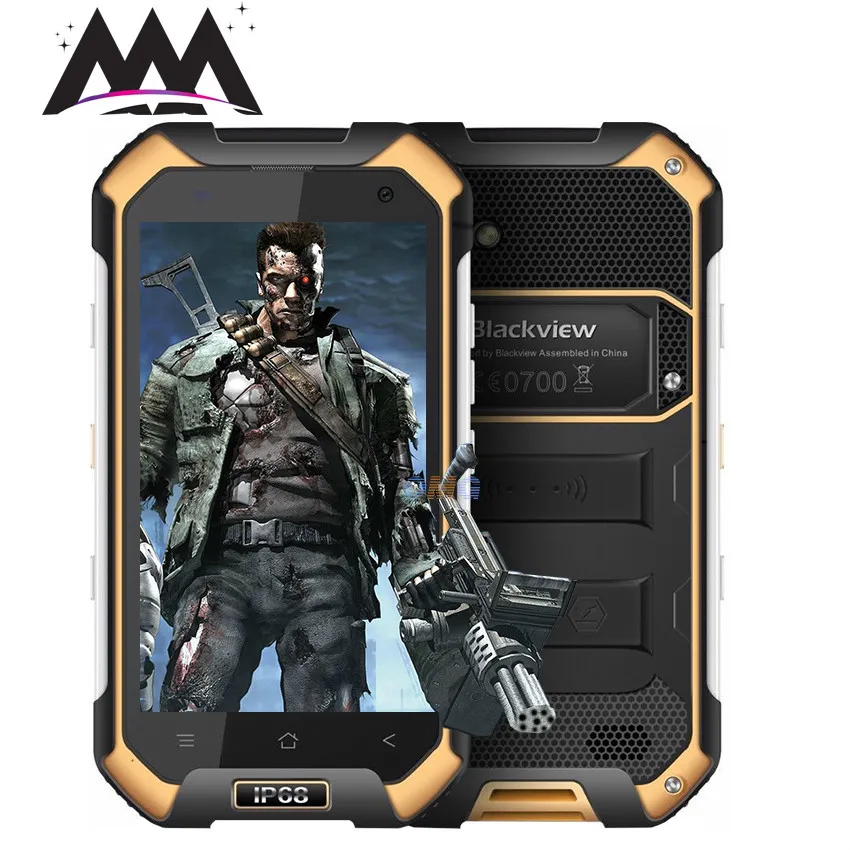 Original Blackview BV6000S IP68 Waterproof shockproof Mobile Phone 4.7" MT6737T Quad Core Android 6.0 4G LTE 2GB+16GB 4200mAh
Original Blackview BV6000S IP68 Waterproof shockproof Mobile Phone 4.7" MT6737T Quad Core Android 6.0 4G LTE 2GB+16GB 4200mAh