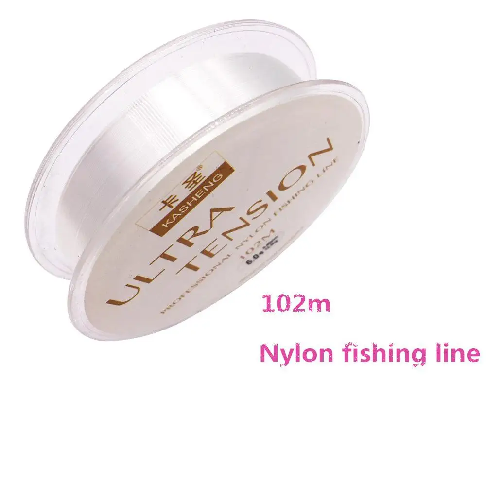 Mounchain 102m Nylon Fishing Line Transparent Silky Fishing Line Strong Tensile Force Nylon Fishing Line
Mounchain 102m Nylon Fishing Line Transparent Silky Fishing Line Strong Tensile Force Nylon Fishing Line