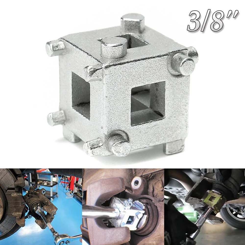 Disk Brake Caliper Piston Tool 3/8" Drive Disc Brake Piston Tool Wind Back Removal Cube Tool for Car and Truck Pistons New
Disk Brake Caliper Piston Tool 3/8" Drive Disc Brake Piston Tool Wind Back Removal Cube Tool for Car and Truck Pistons New