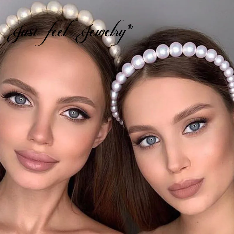 JUST FEEL 2019 New Trendy Romantic Simulated Pearl Hairbands Bohemian Wedding For Women Girls Beaded Hairbands Hair Accessorie
JUST FEEL 2019 New Trendy Romantic Simulated Pearl Hairbands Bohemian Wedding For Women Girls Beaded Hairbands Hair Accessorie