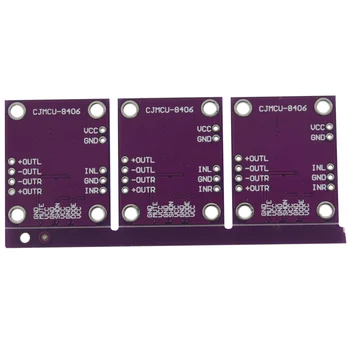3pcs CJMCU-8406 PAM8406 Non-Disturbable Stereo Class D Audio Amplifier Module Development Board
3pcs CJMCU-8406 PAM8406 Non-Disturbable Stereo Class D Audio Amplifier Module Development Board