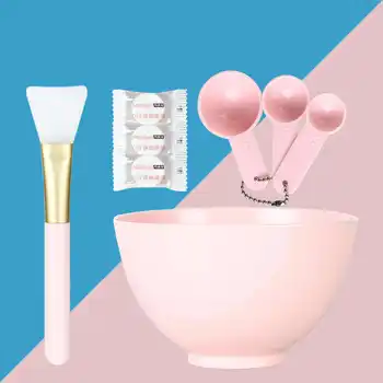 4 In 1 DIY Facial Beauty Mask Bowl Women Cosmetic Makeup Tool With Brush Mixed Stir Spatula Stick Measuring Spoon Kit 2019
4 In 1 DIY Facial Beauty Mask Bowl Women Cosmetic Makeup Tool With Brush Mixed Stir Spatula Stick Measuring Spoon Kit 2019