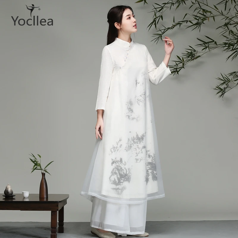 Spring Dress Women Three Quarter sleeve Ink Print vintage Qipao Dresses Female fashion elegant evening Party dress summer
Spring Dress Women Three Quarter sleeve Ink Print vintage Qipao Dresses Female fashion elegant evening Party dress summer