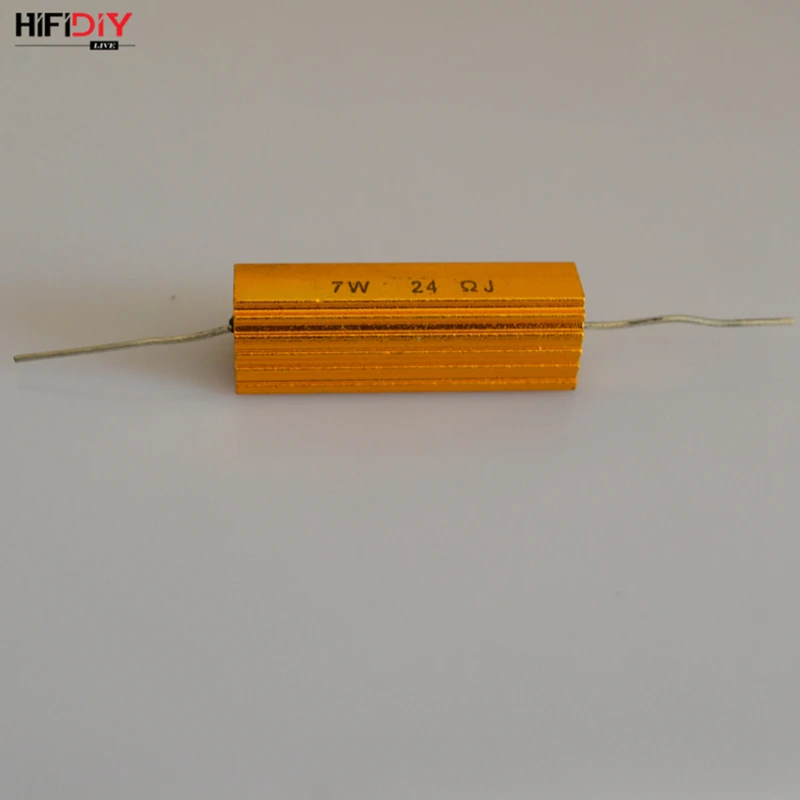 HIFIDIY LIVE AUDIO Metal Aluminium Housed Shell High Power speaker frequency divider Resistor 7W 2.2 3.3 8.2 24 Ohm DIY parts
HIFIDIY LIVE AUDIO Metal Aluminium Housed Shell High Power speaker frequency divider Resistor 7W 2.2 3.3 8.2 24 Ohm DIY parts