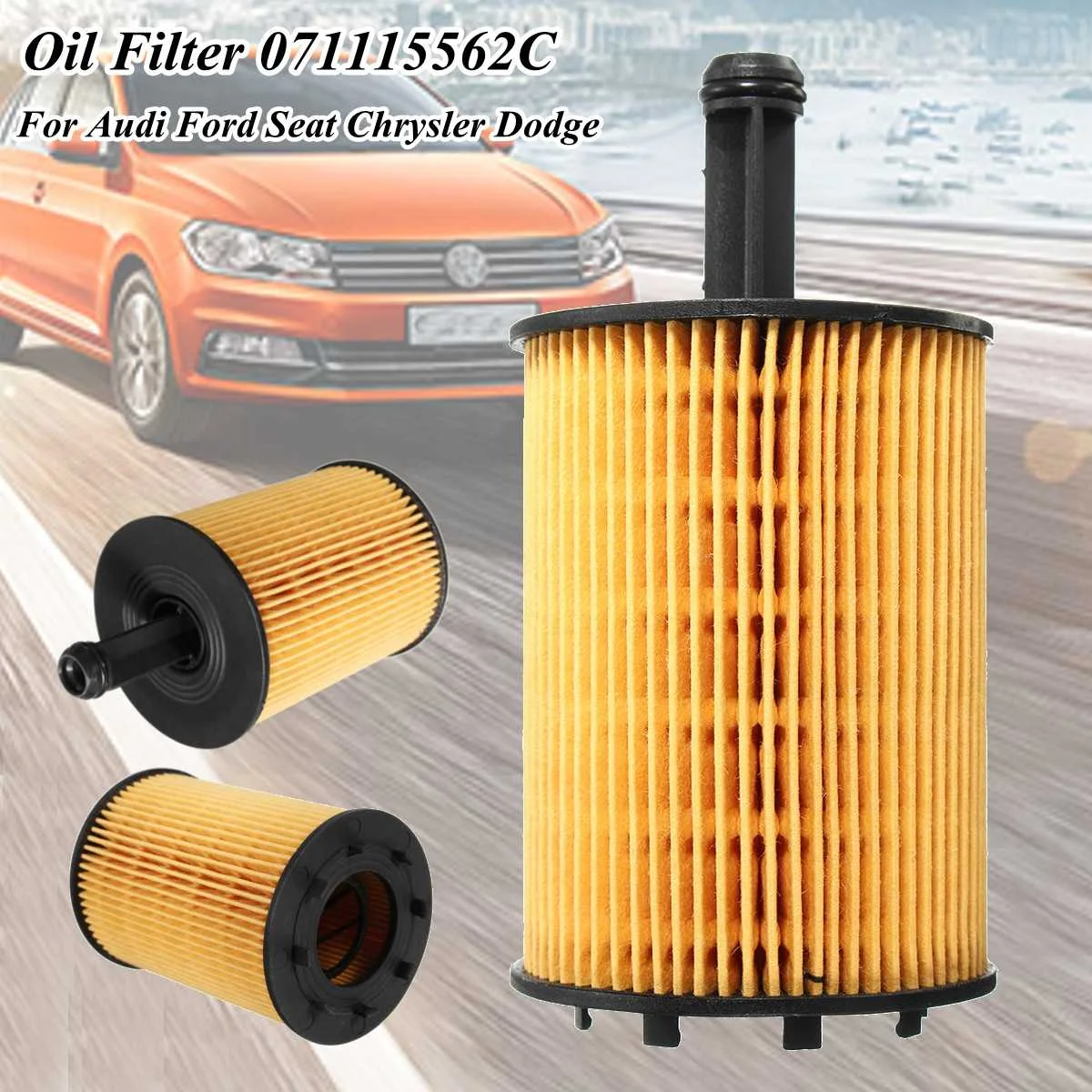 Oil Filter 071115562C For Audi Chrysler /Dodge /Ford /Jeep /Mitsubishi Seat /Skoda /VW
Oil Filter 071115562C For Audi Chrysler /Dodge /Ford /Jeep /Mitsubishi Seat /Skoda /VW