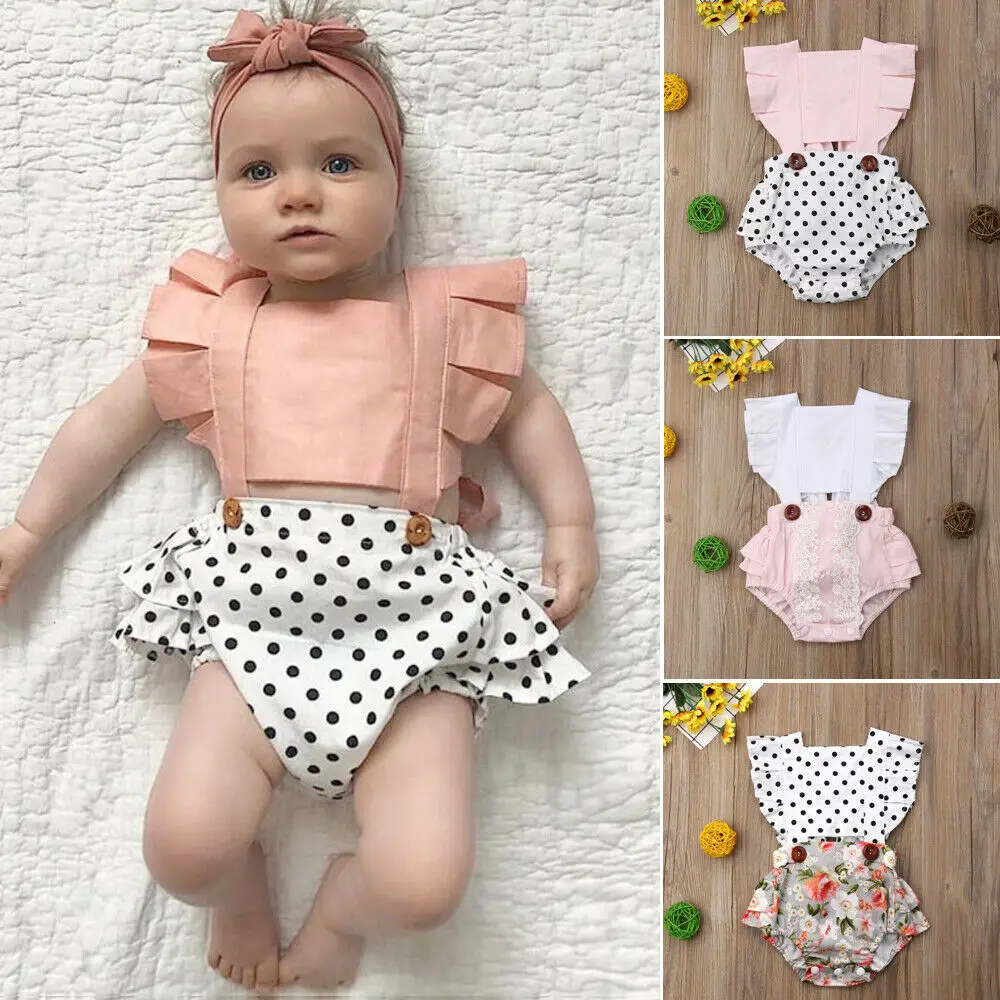 3-24M Newborn Infant Baby Girl Clothes Splice Bodysuit Jumpsuit Sunsuit Flower Lace Dot Cotton Outfit Clothing
3-24M Newborn Infant Baby Girl Clothes Splice Bodysuit Jumpsuit Sunsuit Flower Lace Dot Cotton Outfit Clothing