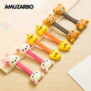 2pcs/lot Cartoon Double-headed Cable Winder Brown Bear Yellow Chick Headphone Cable Wire Storage Office Desk Cable Organizer
2pcs/lot Cartoon Double-headed Cable Winder Brown Bear Yellow Chick Headphone Cable Wire Storage Office Desk Cable Organizer