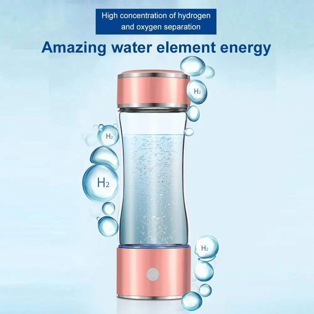 380ml Portable Hydrogen Rich Water Maker Ionizer Generator Electrolysis Bottle Cup Drinkware
380ml Portable Hydrogen Rich Water Maker Ionizer Generator Electrolysis Bottle Cup Drinkware