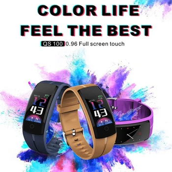 QS100 Smart Bracelet Fitness Tracker Multi-Sports Mode Wristband Heart Rate Monitor IP67 Waterproof Wristwatches
QS100 Smart Bracelet Fitness Tracker Multi-Sports Mode Wristband Heart Rate Monitor IP67 Waterproof Wristwatches