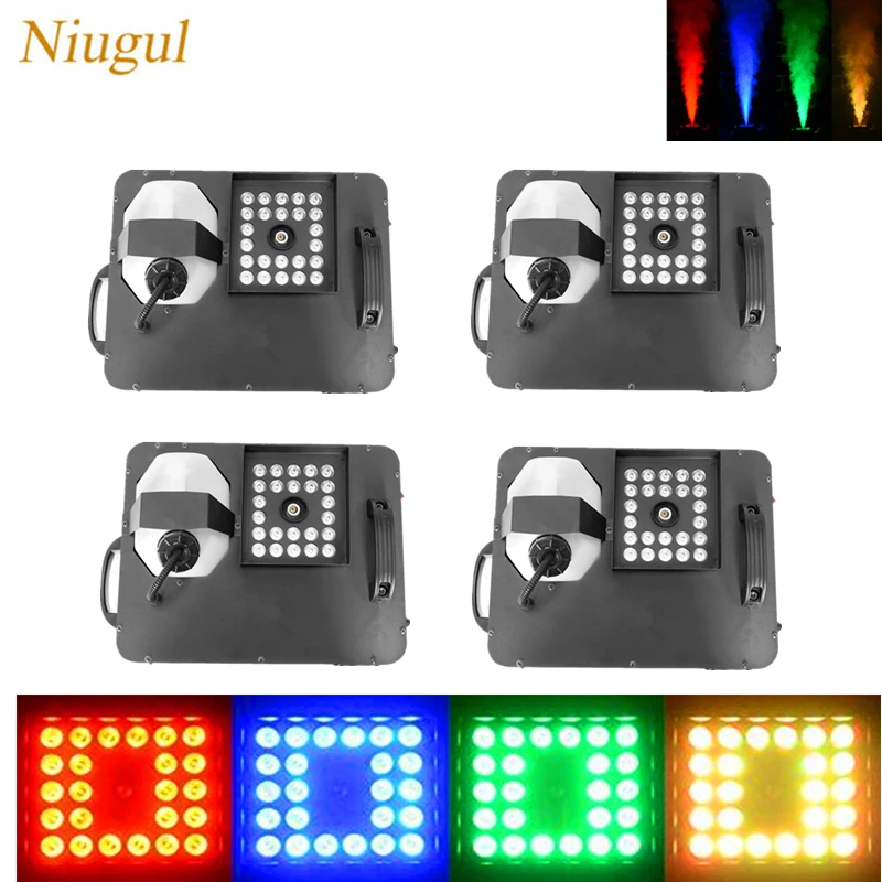 4pcs 1500W Fog Machine With 24X9W RGB 3IN1 LED Lights/Pyro Vertical Smoke Machine Professional LED Fogger For Bar Disco DJ Stage
4pcs 1500W Fog Machine With 24X9W RGB 3IN1 LED Lights/Pyro Vertical Smoke Machine Professional LED Fogger For Bar Disco DJ Stage