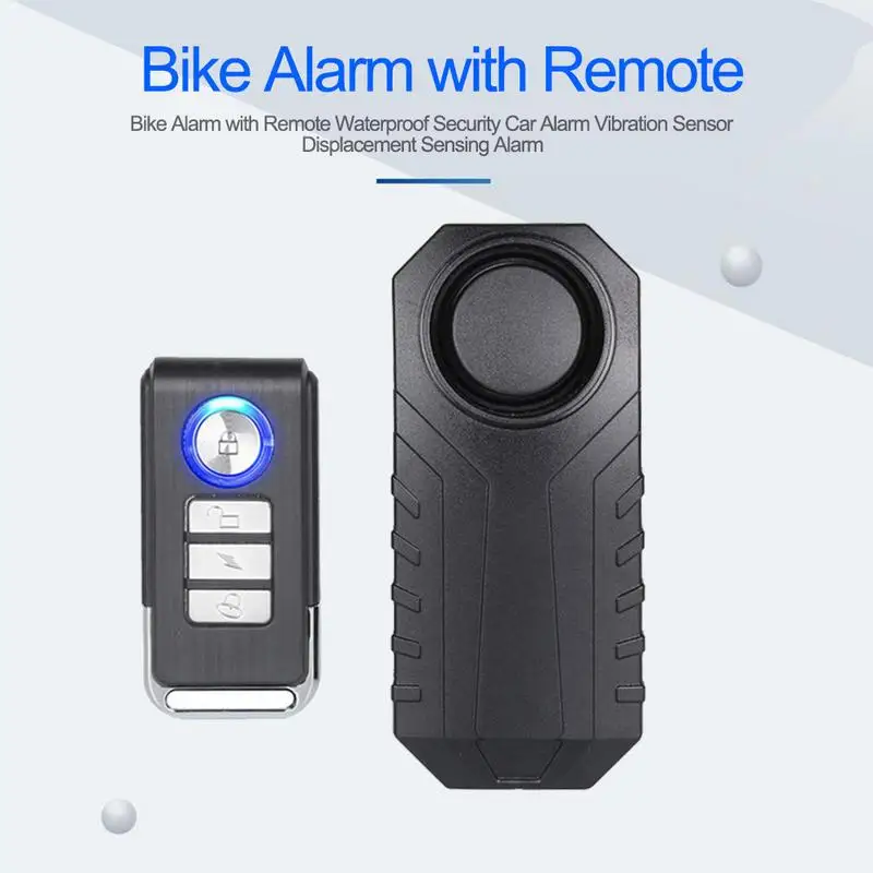 113dB Wireless Anti-Theft Vibration Motorcycle Bicycle Waterproof Security Bike Alarm With Remote BB55 Sensing Alarm
113dB Wireless Anti-Theft Vibration Motorcycle Bicycle Waterproof Security Bike Alarm With Remote BB55 Sensing Alarm