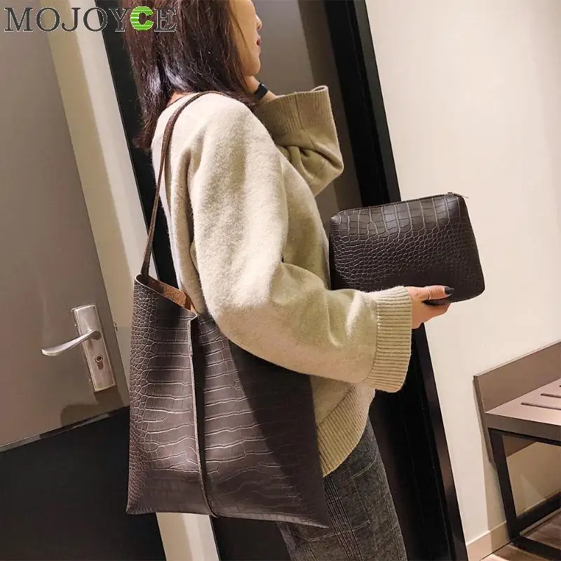 2pcs/set Women Famous brand designer Luxury leather handbags women Clutch Ladies Shoulder bags Crossbody crocodile bag Purse
2pcs/set Women Famous brand designer Luxury leather handbags women Clutch Ladies Shoulder bags Crossbody crocodile bag Purse