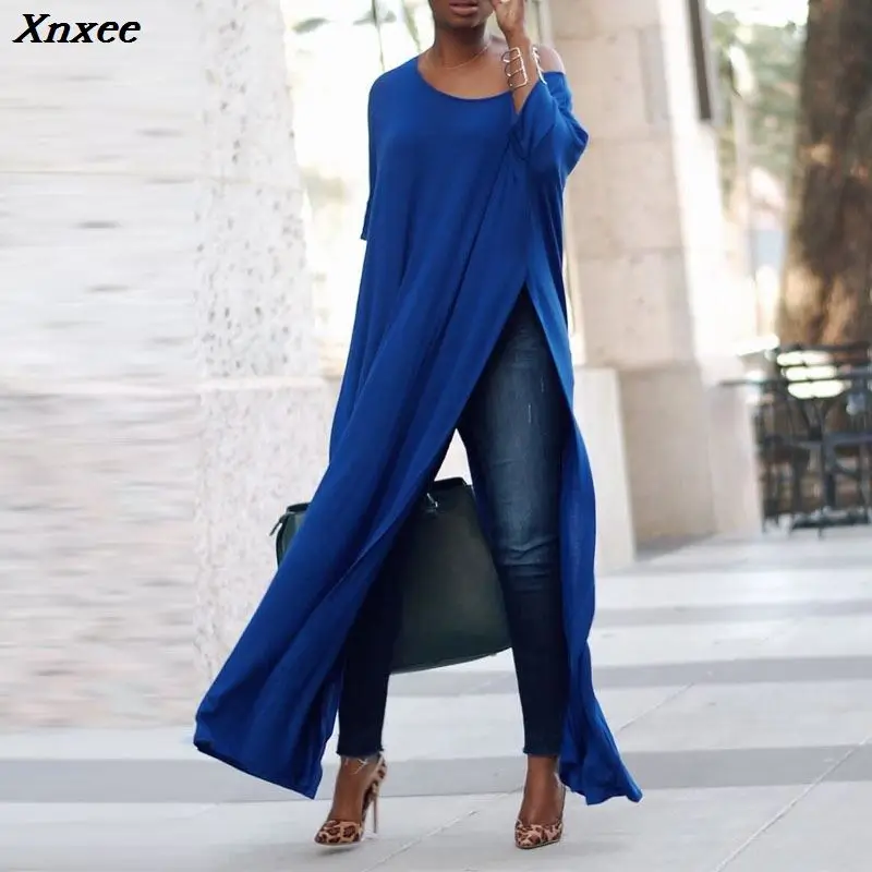 S-5XL Xnxee Autumn Elegant Women Off Shoulder 3/4 Sleeve Solid Long Shirt Vestido Ladies Work OL Blouse Party High Split Blusas
S-5XL Xnxee Autumn Elegant Women Off Shoulder 3/4 Sleeve Solid Long Shirt Vestido Ladies Work OL Blouse Party High Split Blusas