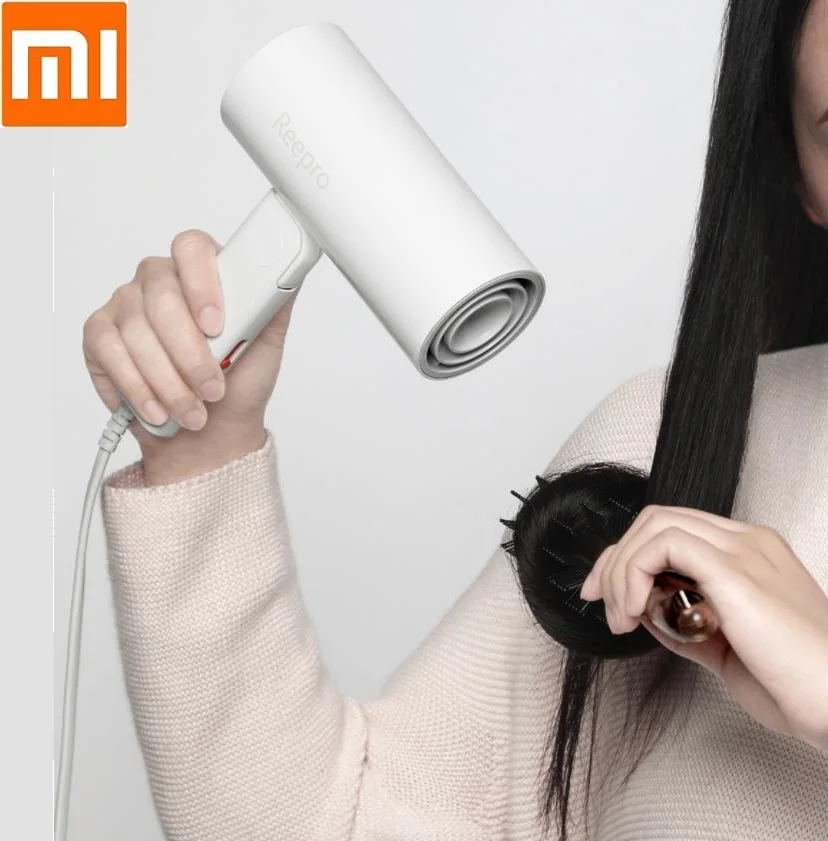 

Xiaomi Youpin Reepro RP-HC04 Mini Hair Dryer Portable Hair Dryer Quick Dry 1300W Folding Handle Hair Dryer for Travel Household