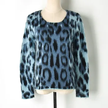2019 Spring Harajuku Blue Leopard Print Knitted Sweater Pullovers Runway Designer Long Sleeve Female Casual Jumper Clothing
2019 Spring Harajuku Blue Leopard Print Knitted Sweater Pullovers Runway Designer Long Sleeve Female Casual Jumper Clothing