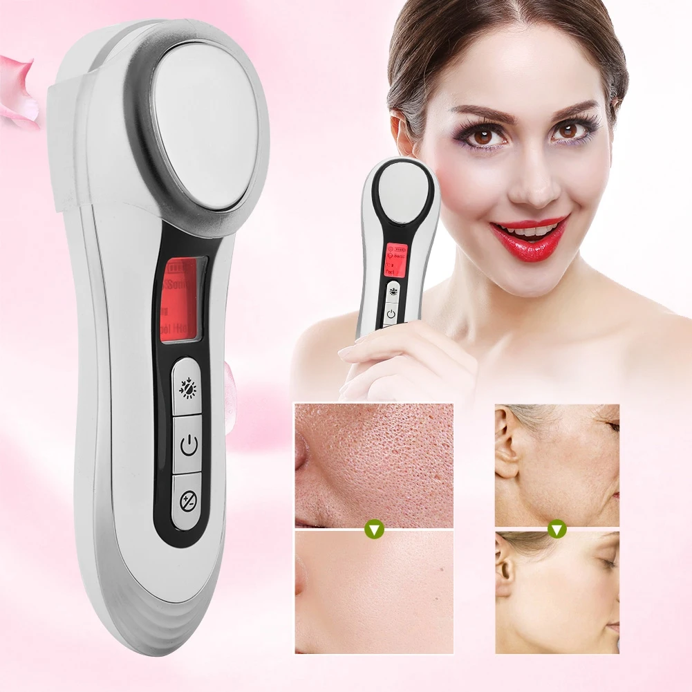 Cold Hot Ultrasonic Cryotherapy Massager Negative Ions Shrink Pores Anti Wrinkles Aging Blackhead Acne Removal Beauty Machine
Cold Hot Ultrasonic Cryotherapy Massager Negative Ions Shrink Pores Anti Wrinkles Aging Blackhead Acne Removal Beauty Machine