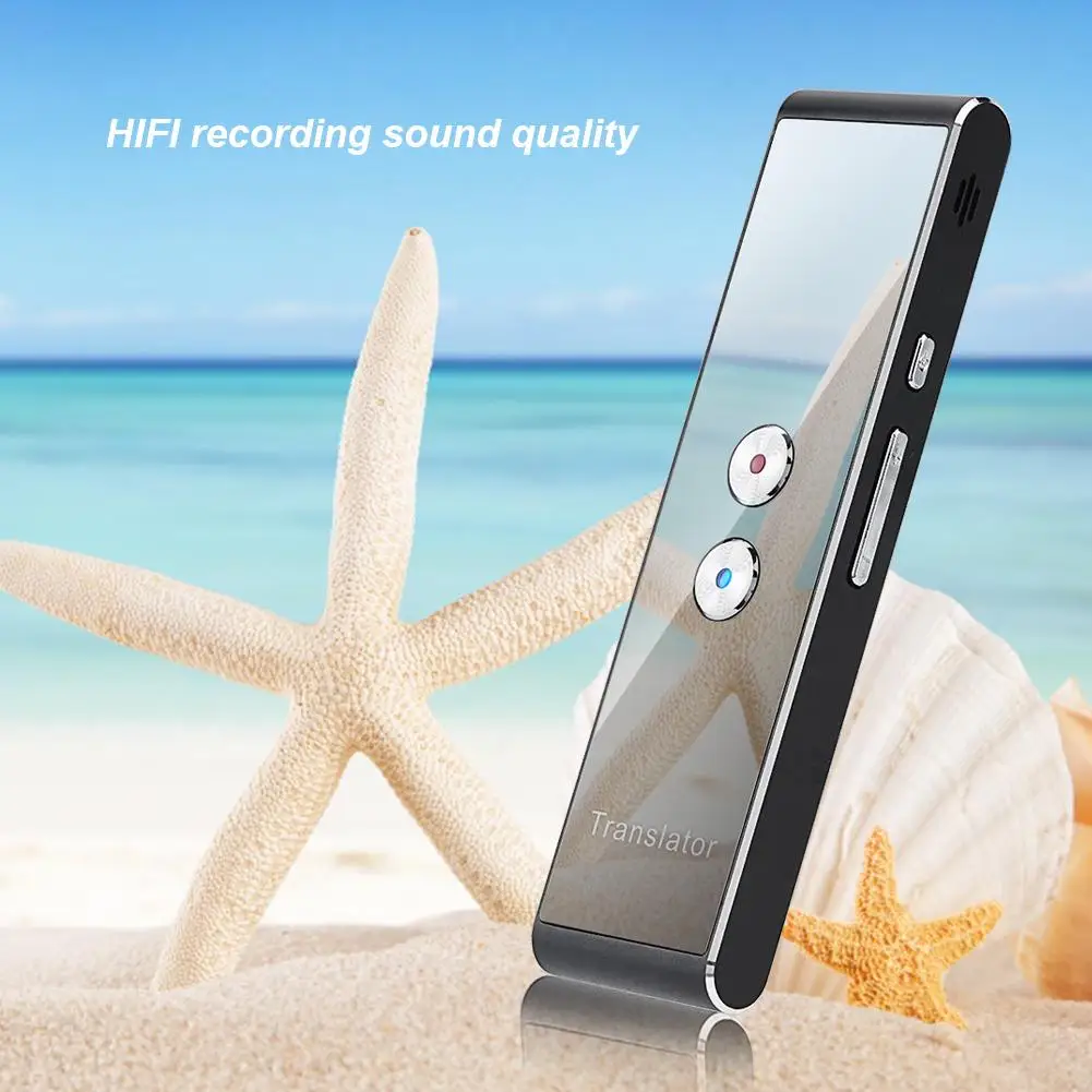 Portable Smart Instant Bluetooth Wireless Translator Support 40 Language Voice Translator for Learning Business Meeting
Portable Smart Instant Bluetooth Wireless Translator Support 40 Language Voice Translator for Learning Business Meeting
