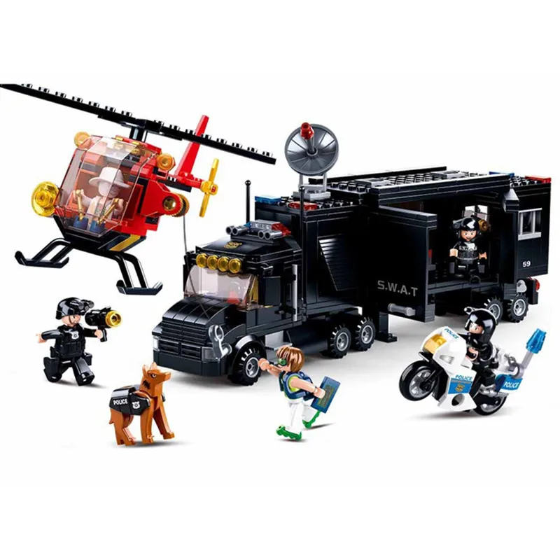 Lu Ban Assembling Plastic Building Block 0659 Special Type Command Car City Helicopter Swat Assembling Building Block Truck
Lu Ban Assembling Plastic Building Block 0659 Special Type Command Car City Helicopter Swat Assembling Building Block Truck