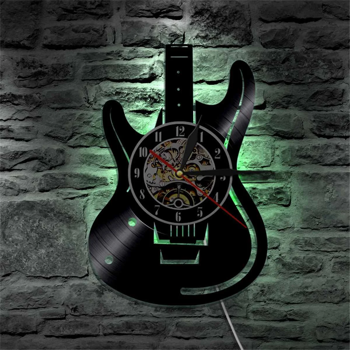 Hanging Quartz Watch for Music Lover Vinyl Record Wall Clock Guitar CD LED Clocks Antique Musical Instrument Home Decor Silent
Hanging Quartz Watch for Music Lover Vinyl Record Wall Clock Guitar CD LED Clocks Antique Musical Instrument Home Decor Silent
