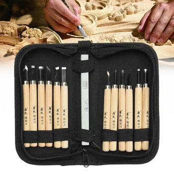 12Pcs Universal Professional Wood Carving Chisel Set Including Grindstone Apply for Wax Plaster and Clay and Similar Materials
12Pcs Universal Professional Wood Carving Chisel Set Including Grindstone Apply for Wax Plaster and Clay and Similar Materials