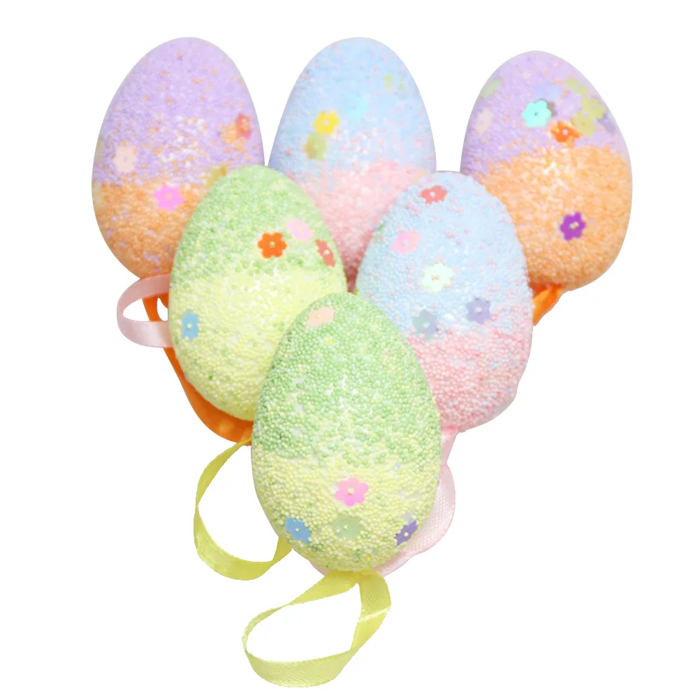 18pcs Decorative Hanging Easter Eggs Foam Easter Egg Ornaments for DIY Crafts Home Decorations
18pcs Decorative Hanging Easter Eggs Foam Easter Egg Ornaments for DIY Crafts Home Decorations