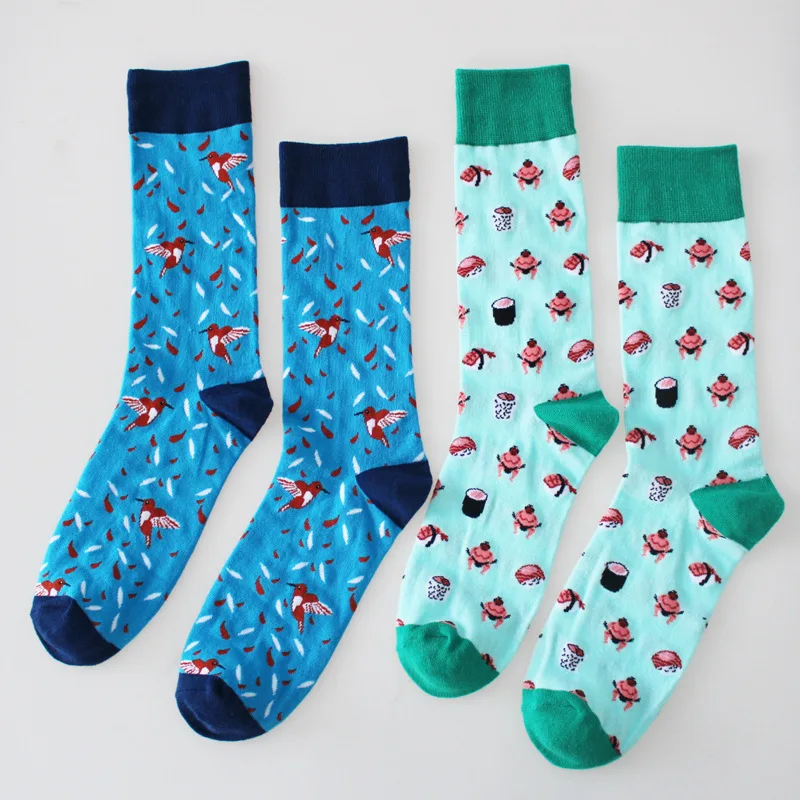 Anime cartoon Little bird sushi printing socks ankle Happy funny compression personalized cotton men womem Calcetines 2019
Anime cartoon Little bird sushi printing socks ankle Happy funny compression personalized cotton men womem Calcetines 2019