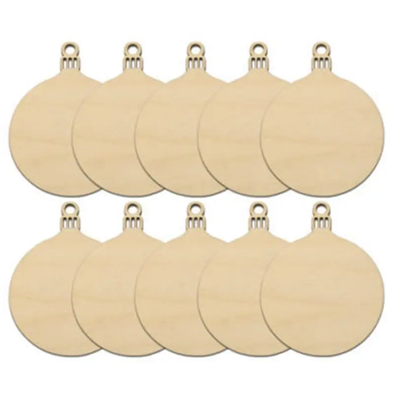 10pcs Wooden Round Bauble Hanging Christmas Tree Blank Decorations Gift Tag Shapes
10pcs Wooden Round Bauble Hanging Christmas Tree Blank Decorations Gift Tag Shapes