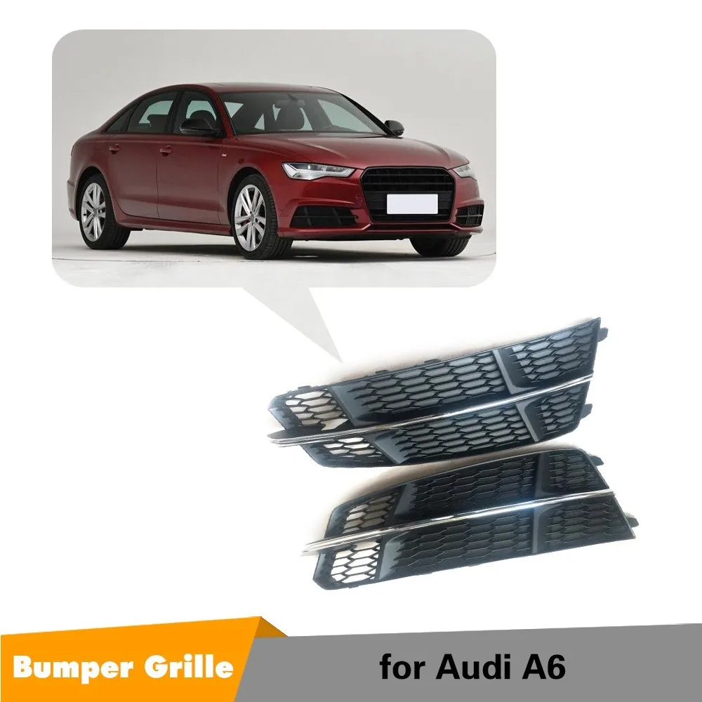 Fog Light Mesh Grille For Audi A6 Sline S6 Sedan ABS Black Front Bumnper Light Grill Chrom Line
Fog Light Mesh Grille For Audi A6 Sline S6 Sedan ABS Black Front Bumnper Light Grill Chrom Line